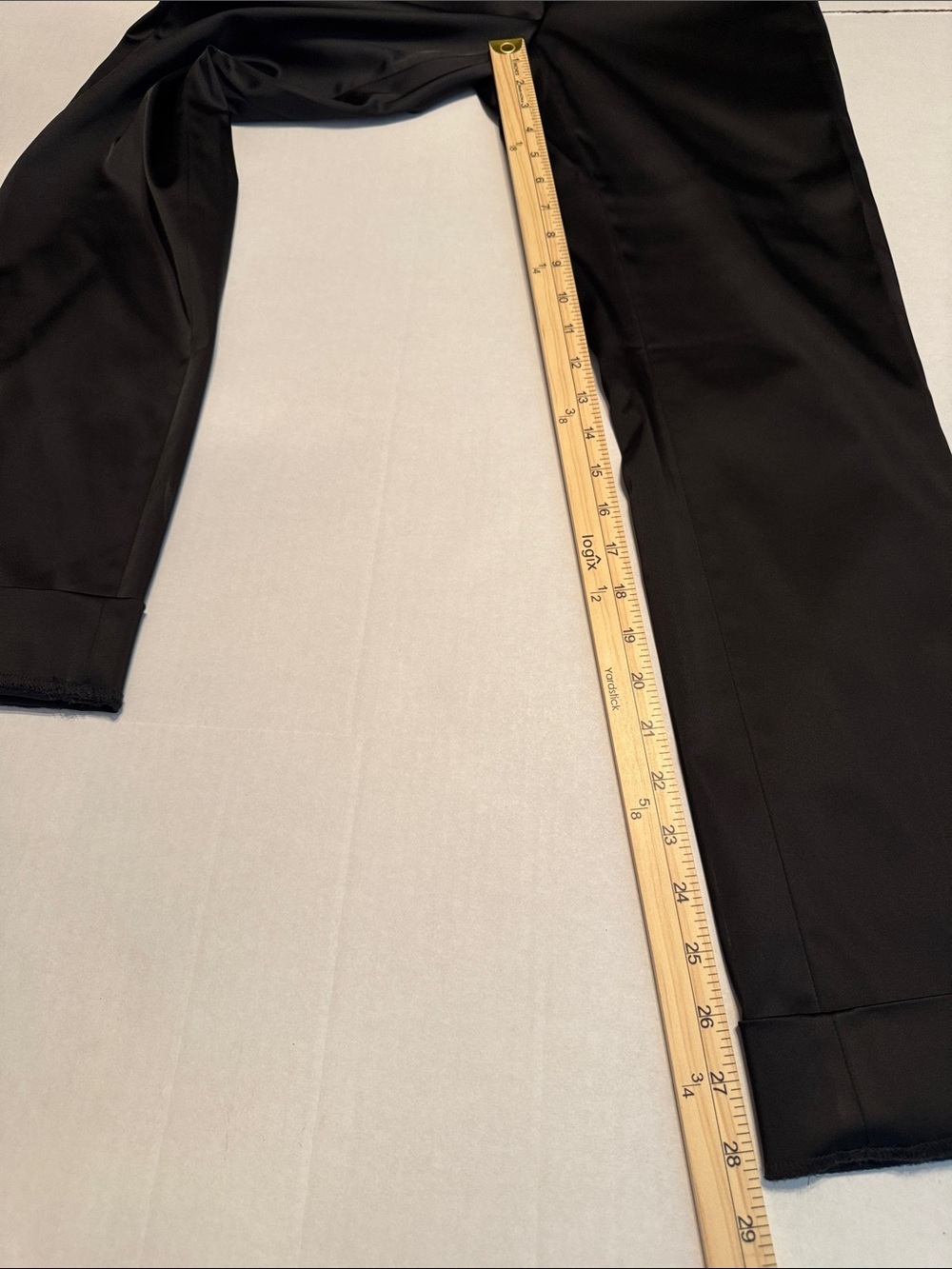 WHBM NEW Satin Slim Leg Pants Black Size 0R - Picture 6 of 11